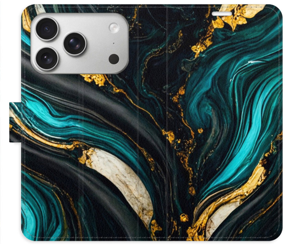 iSaprio Flip pouzdro Dark Paint pro iPhone 17 Pro