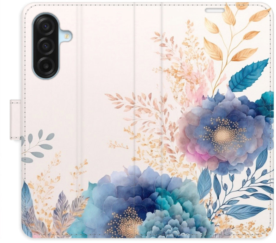 iSaprio Flip pouzdro Ornamental Flowers 03 pro Samsung Galaxy A17 / A17 5G