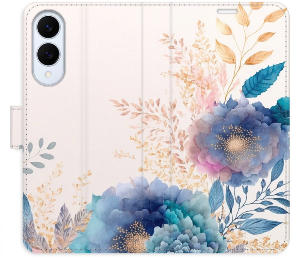 iSaprio Flip pouzdro Ornamental Flowers 03 pro Samsung Galaxy S25 Edge