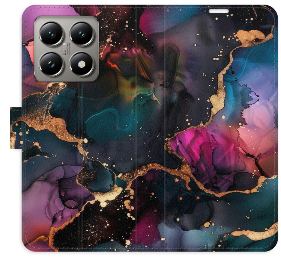 iSaprio Flip pouzdro Dark Marble pro Xiaomi 14T