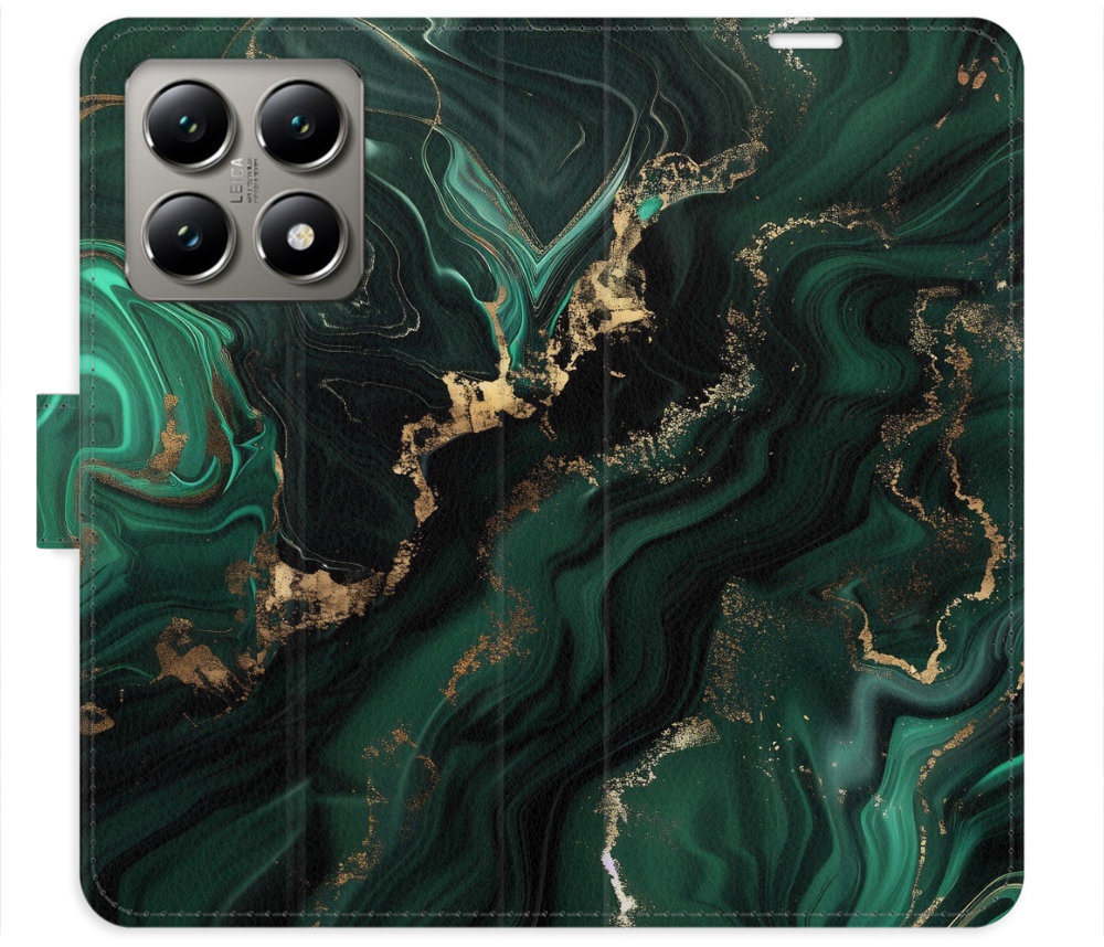 iSaprio Flip pouzdro Emerald 02 pro Xiaomi 14T Pro