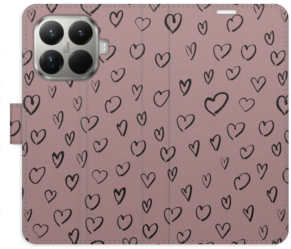iSaprio Flip pouzdro Heart Dark 02 pro Xiaomi 15T Pro