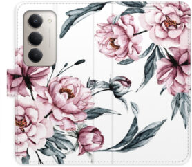 iSaprio Flip pouzdro Pink Flowers pro Xiaomi Redmi 15 5G
