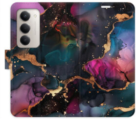 iSaprio Flip pouzdro Dark Marble pro Xiaomi Redmi 15 5G