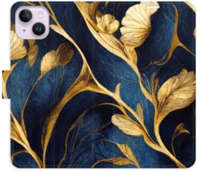 iSaprio flip pouzdro GoldBlue pro iPhone 14 Plus