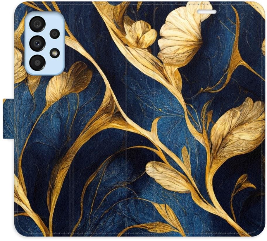 iSaprio flip pouzdro GoldBlue pro Samsung Galaxy A33 5G