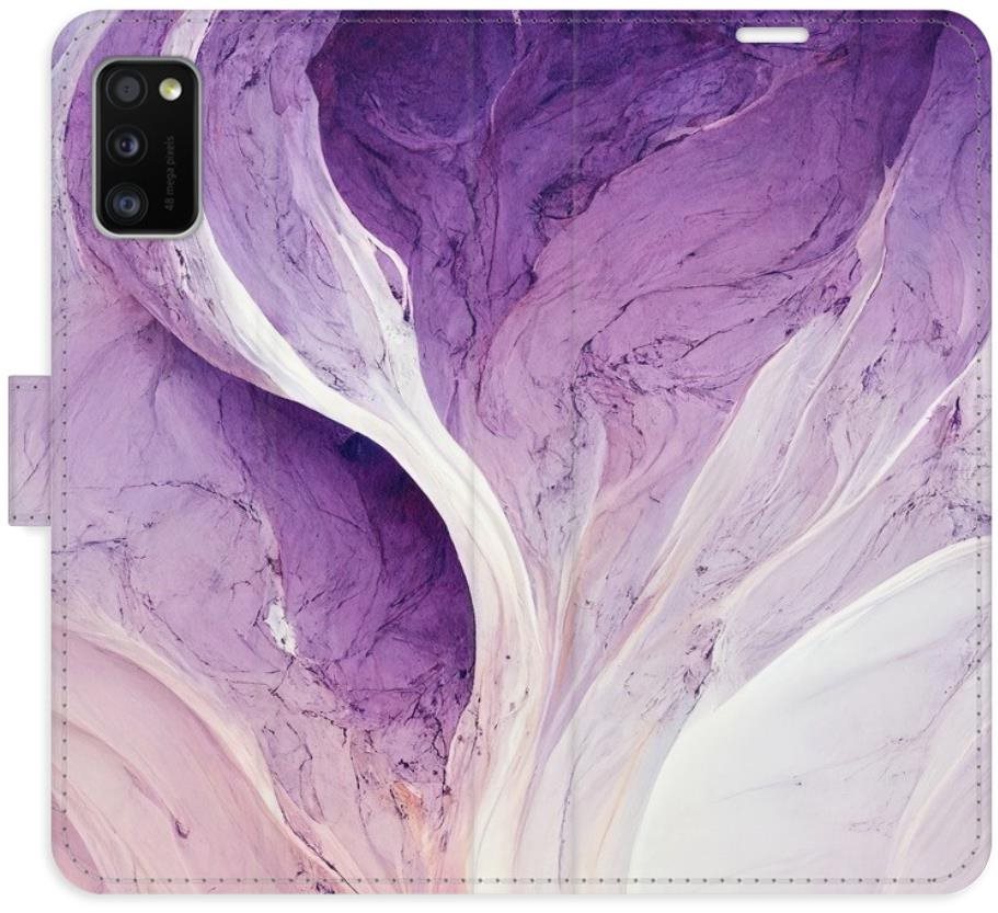 iSaprio flip pouzdro Purple Paint pro Samsung Galaxy A41