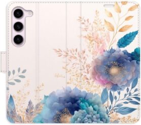 iSaprio flip pouzdro Ornamental Flowers 03 pro Samsung Galaxy S23 5G