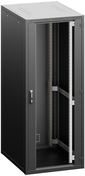 Conteg RI7-42-80/80 - 19" datový rozvaděč, 42U, 800 × 800 mm černý