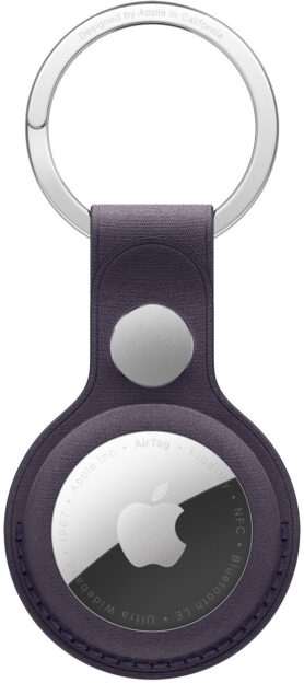 Apple Klíčenka z tkaniny FineWoven na AirTag půlnočně fialová