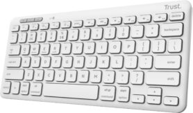 Trust LYRA Compact Wireless Keyboard Wht US