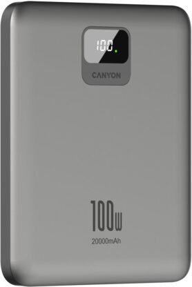 Canyon PB-2008, 20000 mAh, dark grey