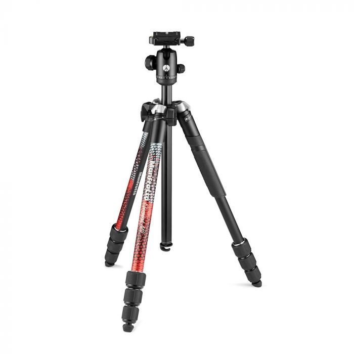 MANFROTTO Element MII Aluminium, červený,4 Sec, BH