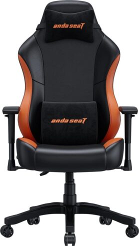 Anda Seat Luna Premium Gaming Chair - L size Black & Orange