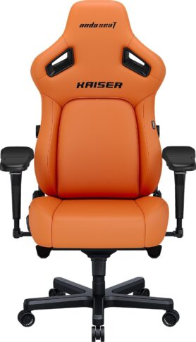 Anda Seat Kaiser 4 Premium Gaming Chair - L Size Orange PVC