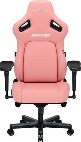 Anda Seat Kaiser 4 Premium Gaming Chair - L Size Pink PVC
