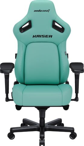 Anda Seat Kaiser 4 Premium Gaming Chair - L Size Green PVC