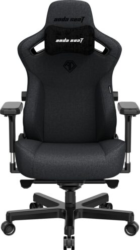 Anda Seat Kaiser 3 Premium Gaming Chair - XL Size Dark Gray Fabric