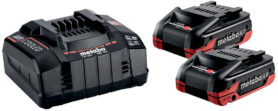 METABO Basic-Set 2 × LiHDX (Li-ion) 4,0 Ah