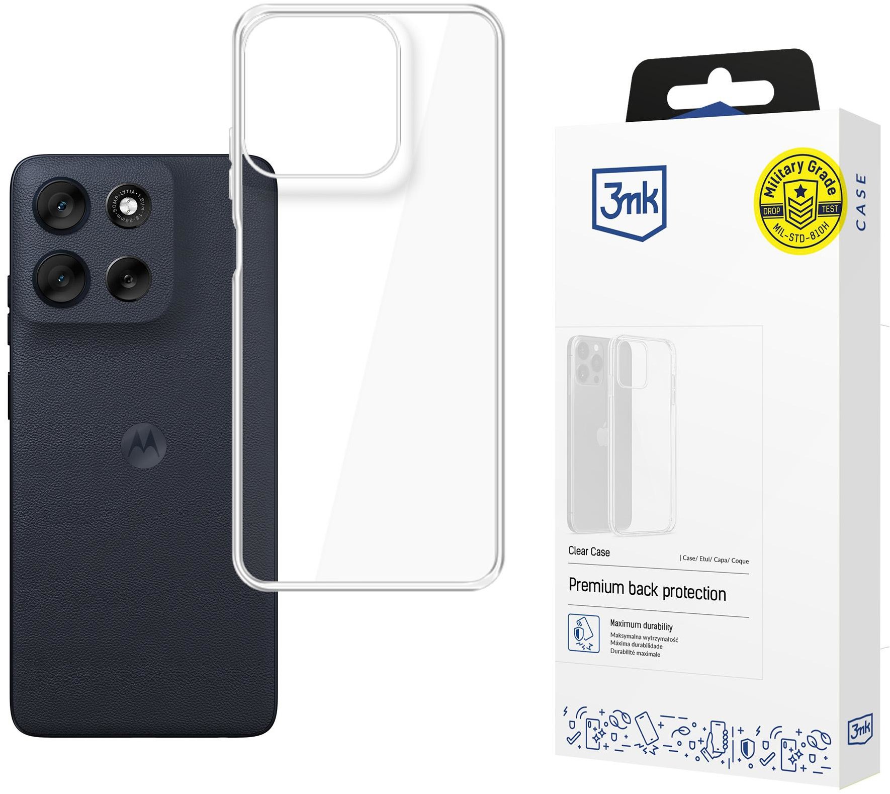 3MK Armor Case pro Motorola Moto G56