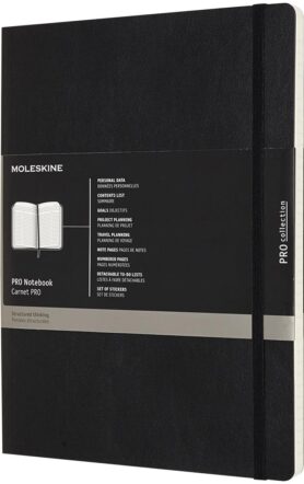 MOLESKINE Professional XL, měkké desky