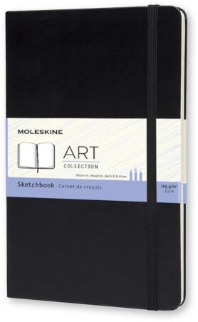MOLESKINE Sketchbook L, tvrdé desky, černý