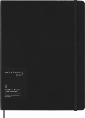 MOLESKINE Smart Writing XL, tvrdé desky, linkovaný, černý