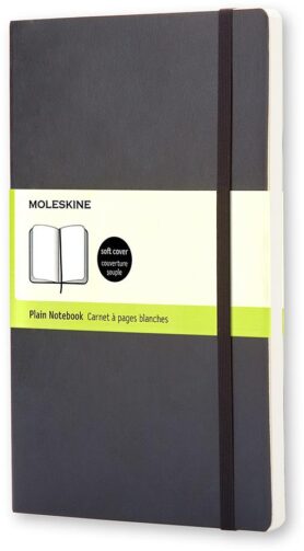 MOLESKINE S, měkké desky, čistý, černý