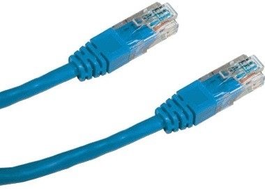 Datacom CAT5E UTP modrý 1m