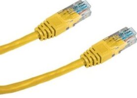 Datacom CAT5E UTP žlutý 1m