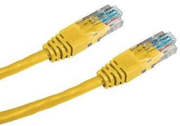 Datacom CAT6, UTP, 3m, žlutý