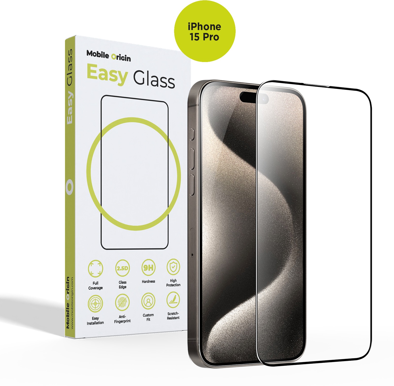 Mobile Origin EasyGlass iPhone 15 Pro