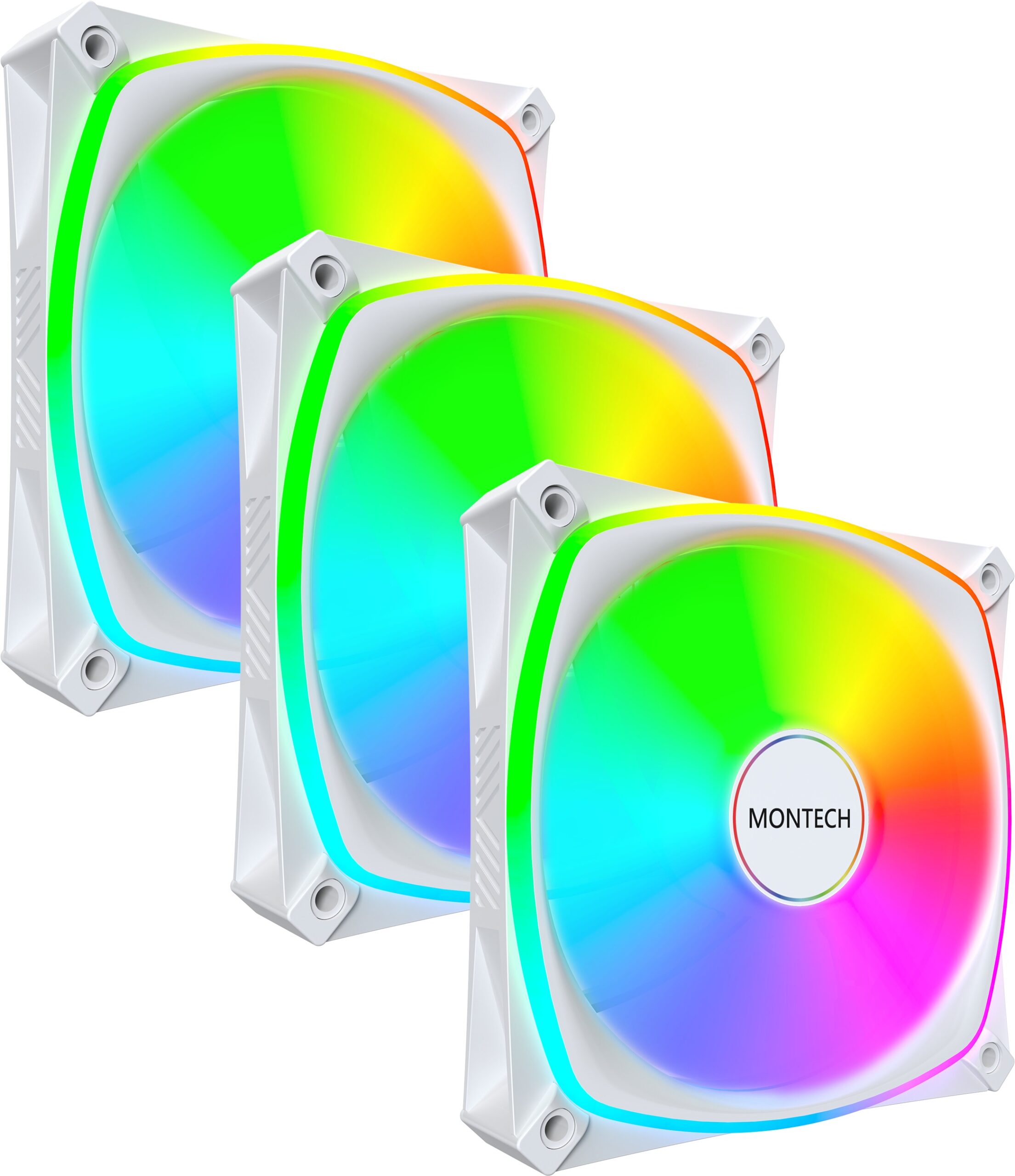 Montech AX120 PRO 3 in 1 Pack White