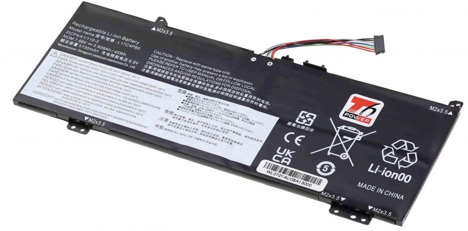 T6 Power Lenovo Yoga 530-14IKB, IdeaPad 530S-14IKB, Flex 6-14IKB, 5860mAh, 45Wh, 4cell, Li-Pol