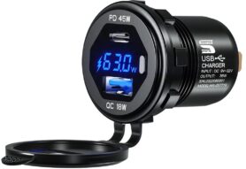 SEFIS USB-C PD 45W + USB-A QC 3.0 18W rychlonabíječka / zásuvka