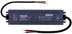 McLED Napájecí zdroj longevity 200 W, DC24V/8.33A, IP67, hliníkový
