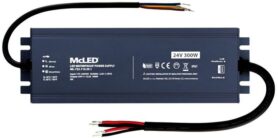McLED Napájecí zdroj longevity 300 W, DC24V/12.5A, IP67, hliníkový