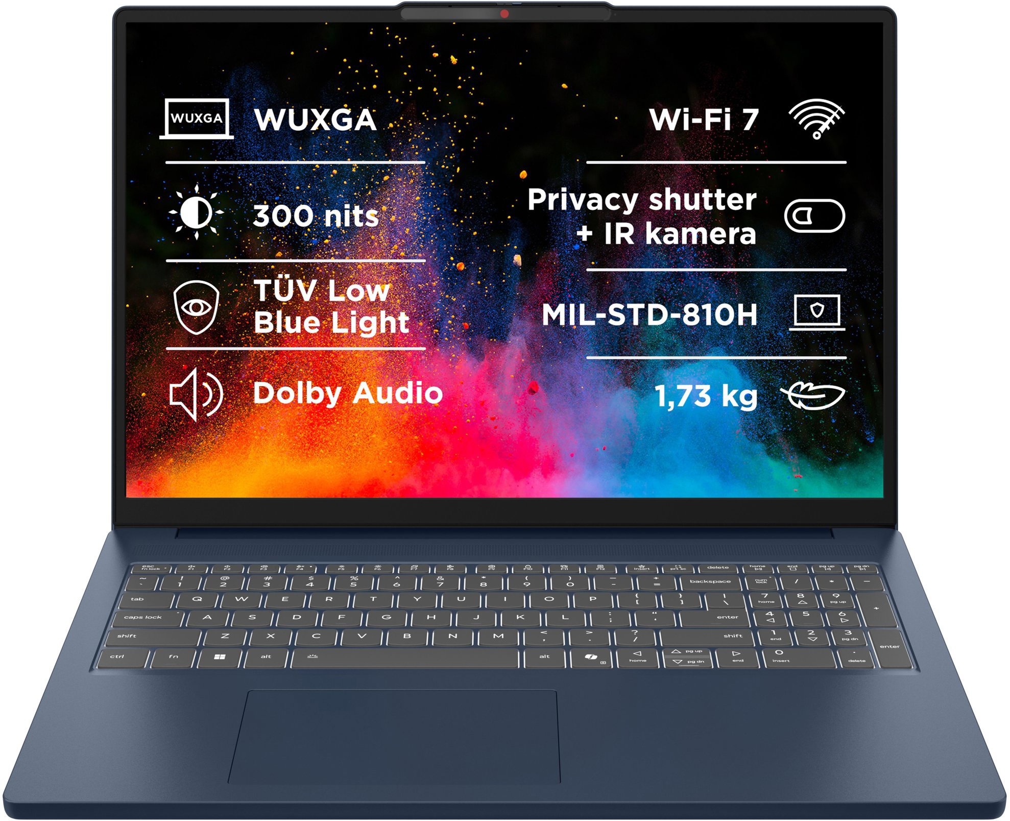 Lenovo IdeaPad Slim 3 16IRH10 Cosmic Blue kovový