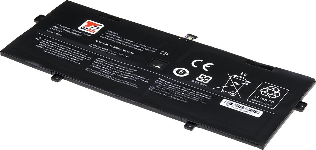 T6 Power pro Lenovo L15M4P21, Li-Poly, 9800 mAh (74 Wh), 7,6 V