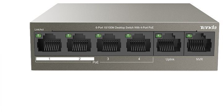 Tenda TEF1106P-4-63W - PoE AT switch