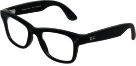 Meta RAY-BAN Meta Wayfarer (Large) Smart Glasses (Gen 2) - Matte Black, Clear to Grey Transitions