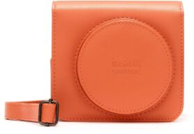 Fujifilm instax SQ1 camera case terracotta orange