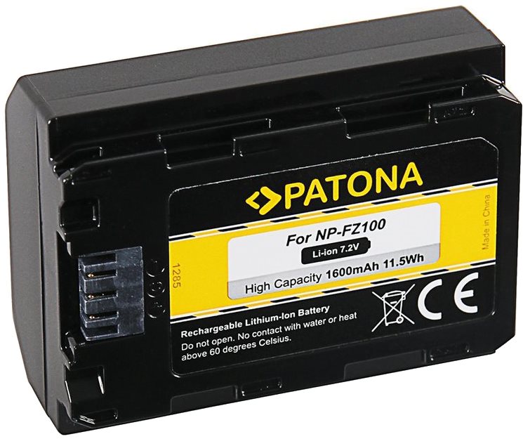 PATONA pro Sony NP-FZ100 1600mAh Li-Ion