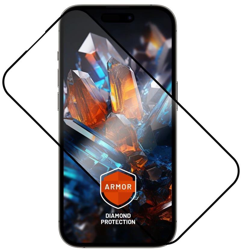 FIXED Armor s AR vrstvou a Anti-dust aplikátorem pro Apple iPhone 15 Pro černé