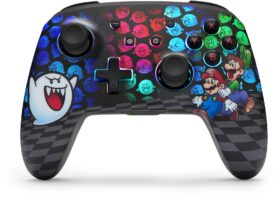 PowerA Enhanced Wireless Controller for Nintendo Switch with Lumectra Ghost - Peek-a-Boo