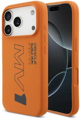 Red Bull Silicone MV1 MagSafe Zadní Kryt pro iPhone 17 Pro Orange