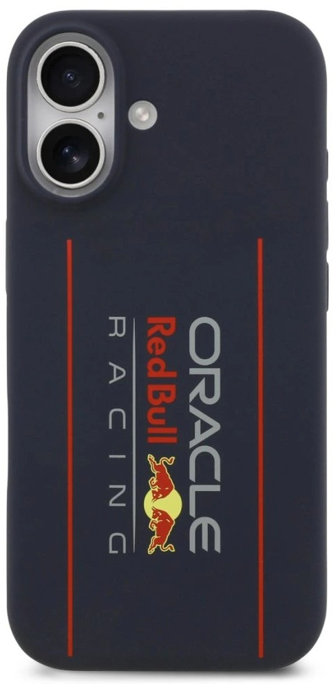 Red Bull Silicone Vertical Logo MagSafe Zadní Kryt pro iPhone 17 Navy