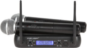 Rebel MIK0141 Profesionální audio set WHF, 2 kanálový, WR-358LD + 2× mikrofon