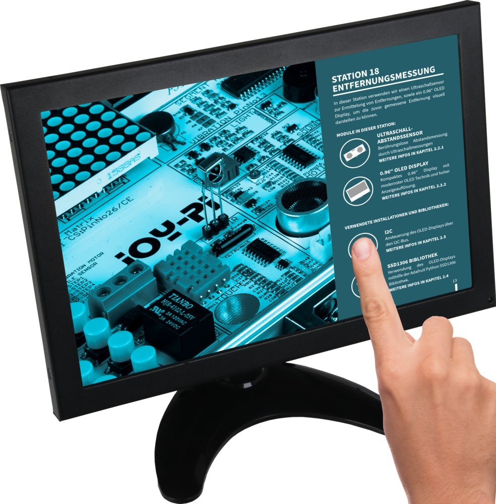 JOY-IT RASPBERRY PI touch display 10" s rámečkem