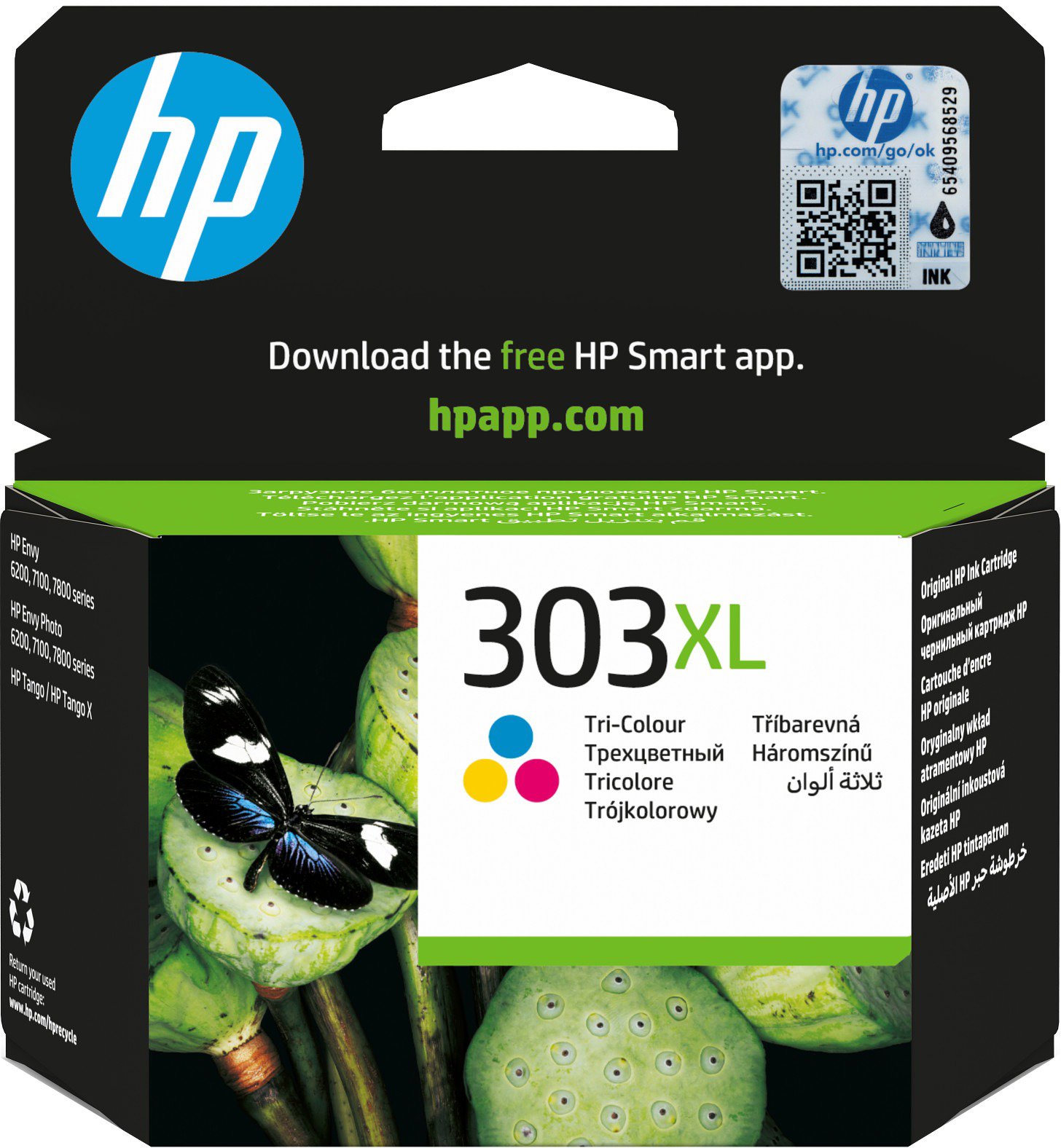 HP T6N03AE č. 303XL tříbarevná